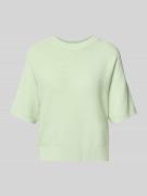 MSCH Copenhagen Strickpullover aus Viskose-Mix mit 1/2-Arm Modell 'Tha...