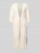 Pieces Regular Fit Kaftan aus Baumwoll-Mix Modell 'AIDA' in Beige, Grö...