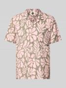 BOARDIES Freizeithemd im Allover-Look Modell 'Melo' in Rose, Größe L