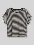 Marc O'Polo Regular Fit T-Shirt aus reiner Baumwolle in Black, Größe L