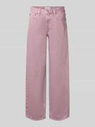 Topshop Wide Leg Jeans im 5-Pocket-Design Modell 'INCH' in Flieder, Gr...