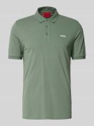 HUGO Poloshirt mit Label-Print Modell 'Donos' in Mint, Größe S