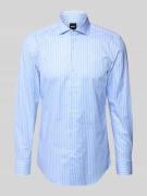 BOSS Slim Fit Businesshemd aus Baumwoll-Mix Modell 'HANK-SP-C1' in Bla...
