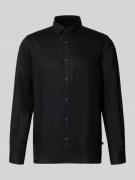 s.Oliver RED LABEL Regular Fit Freizeithemd aus reinem Leinen in Black...