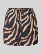 HUGO Regular Fit Shorts aus reiner Baumwolle Modell 'HASLALA-1' in Bei...