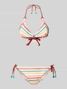 Banana Moon Bikini mit wattierten Cups und seitlicher Schnürung in Off...