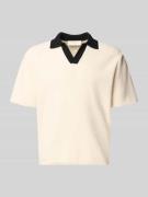 Jack & Jones Regular Fit Poloshirt mit V-Ausschnitt Modell 'COTEDAZUR'...