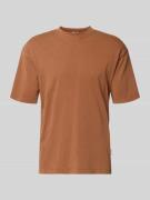 Redefined Rebel T-Shirt mit Rundhalsausschnitt Modell 'Gomes' in Camel...