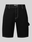 Redefined Rebel Shorts mit Kontrastnähten Modell 'Mito' in Black, Größ...