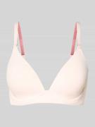 PUMA BH mit Logo und verstellbaren Trägern in Hellrosa, Größe 75A