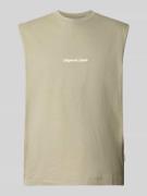 Jack & Jones T-Shirt mit Stitching in Taupe, Größe L