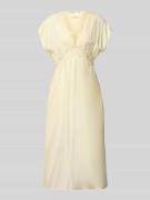 Copenhagen Muse Midikleid mit V-Ausschnitt und Spitze Modell 'MOLLY' i...