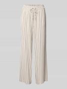 Selected Femme Loose Fit Weite Hose aus Viskose-Leinen-Mix Modell 'VIV...