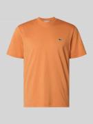 Lacoste Regular Fit Poloshirt aus reiner Baumwolle in Orange, Größe L