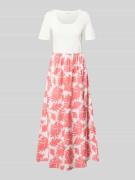 Tom Tailor Tailliertes Freizeitkleid aus Baumwoll-Mix in Koralle, Größ...