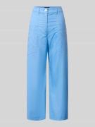 Marc Cain Wide Fit Stoffhose mit aufgesetzten Taschen in Bleu, Größe 3...