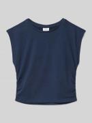 s.Oliver RED LABEL V-Shape T-Shirt aus reiner Baumwolle in Marine, Grö...