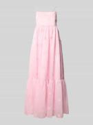 SUNCOO PARIS Midikleid aus Lyocell-Mix Modell 'Cherish' in Rosa, Größe...