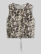 Marc O'Polo Loose Fit Top aus reiner Baumwolle in Hellgrau, Größe L