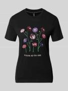Only Slim Fit T-Shirt aus reiner Baumwolle Modell 'KITA' in Black, Grö...
