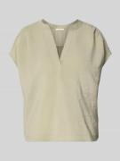 OPUS Blusenshirt aus Modal-Mix Modell 'Sawoko' in Oliv, Größe 36