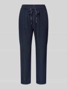 ZABAIONE Leinenhose mit elastischem Bund Modell 'Pa44uline' in Marine,...