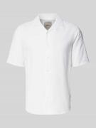 Only & Sons Slim Fit Freizeithemd aus Baumwoll-Leinen-Mix Modell 'CAID...