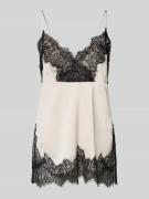 Gestuz Top mit Spitze in Beige, Größe 34