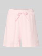 Pieces Comfort Fit Shorts aus reiner Baumwolle Modell 'SASTINA' in Ros...