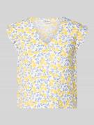 Pieces Regular Fit Blusentop aus reiner Viskose Modell 'BARRI' in  Mel...