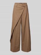 Cambio Wide Fit Hose aus Leinen-Mix Modell 'ANAIS' in Hazel, Größe 32