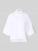 Drykorn Relaxed Fit Bluse aus Leinen-Viskose-Mix in Weiss, Größe 34