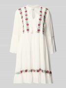 YAS Tunikakleid mit Stitchings Modell 'CHELLA' in Offwhite, Größe 34