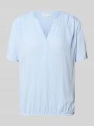 Tom Tailor Regular Fit Bluse aus reiner Viskose in Hellblau, Größe 34