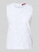 Max Mara Studio Regular Fit Bluse mit Lochstickerei Modell 'STREET' in...