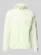 NIKE TRAINING Trainingsjacke mit Logo-Print und Kapuze in Neon Gelb, G...
