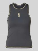 LeGer by Lena Gercke Tanktop mit Kontrastnähten Modell 'Lino' in Dunke...