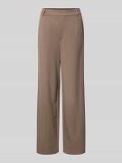 Vila High Waist Hose Modell 'VARONE' in Hellbraun, Größe 34