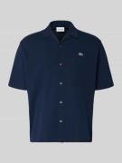 Lacoste Relaxed Fit Freizeithemd aus reiner Baumwolle in Marine, Größe...