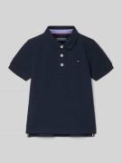 Tommy Hilfiger Kids Poloshirt aus Organic Cotton in Marine, Größe 104