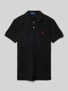 Polo Ralph Lauren Teens Poloshirt mit Logo-Stitching in Black, Größe M