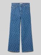 Tommy Hilfiger Teens Wide Leg Jeans aus Baumwoll-Mix in Blau, Größe 14...