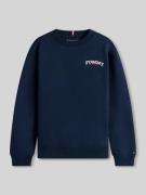 Tommy Hilfiger Kids Regular Fit Sweatjacke aus Baumwoll-Mix in Marine,...