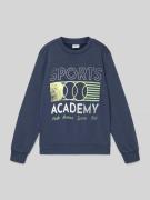 s.Oliver RED LABEL Regular Fit Sweatshirt aus Baumwoll-Mix in Marine, ...