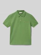 Lacoste Regular Fit Poloshirt aus reiner Baumwolle in Gruen, Größe 140