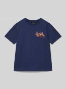 Polo Ralph Lauren Teens T-Shirt mit Label-Stitching in Marine, Größe L