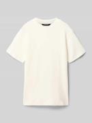 CARS JEANS Regular Fit T-Shirt mit Strukturmuster Modell 'Farno' in We...