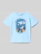 Mayoral T-Shirt mit Rundhalsausschnitt in Bleu, Größe 110