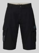 s.Oliver BLACK LABEL Relaxed Fit Cargoshorts aus reiner Baumwolle in B...