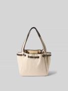 Tory Burch Bucket Bag mit Drawstring-Verschluss in Beige, Größe 1